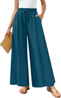 Bestbee Wide Leg Palazzo Pants for Women Dressy Casual Teacher Outfits