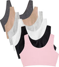 Fruit of the Loom Women's Wireless Cotton Sports Bra, Multipack