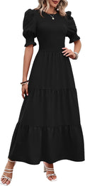 BTFBM Casual Maxi Summer Dresses for Women 2026