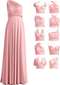 72styles Maxi Infinity Dress for Bridesmaids, Convertible Multi-Way Wrap