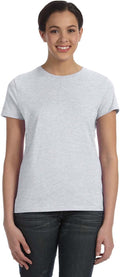 Hanes Women's Perfect-T Crewneck T-Shirt, Lightweight Cotton Short Sleeve Tee for Women