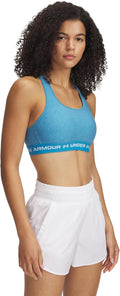 Under Armour Women's Crossback Mid Impact Sports Bra