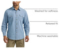 Wrangler Authentics Men's Long Sleeve Classic Woven Shirt