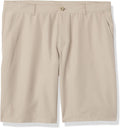 Nautica Boys' School Uniform Performance Khaki Shorts, Moisture Wicking