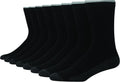 Hanes Men's Crew & Over the Calf Socks Pack, Max Cushioned Moisture-wicking Stay Dry Socks, Athletic Socks, 6, 8 Or 12-pairs