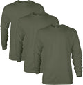 Gildan Adult Ultra Cotton Long Sleeve T-Shirt, Style G2400, Multipack