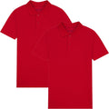 Dockers Boys' School Uniform Short Sleeve Performance Polo, 2-Pack