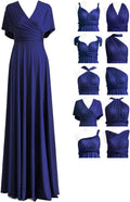 72styles Maxi Infinity Dress for Bridesmaids, Convertible Multi-Way Wrap