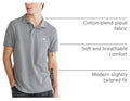 AEROPOSTALE Men's Aero Uniform Polo Short Sleeve