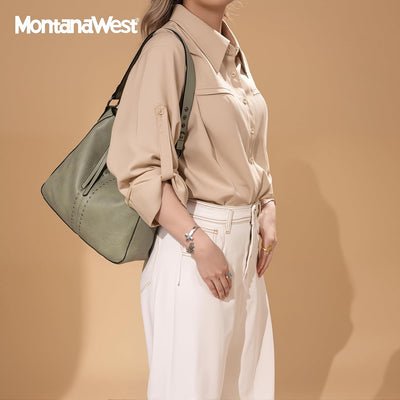 Montana West Hobo Bag for Women Crossbody Purse and Handbags Ladies Chic Shoulder Bags