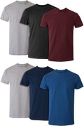 Hanes Men's Pocket T-Shirts - 6-Pack - Cotton Crewneck Tees