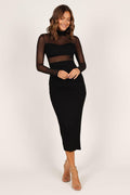 Petal & Pup Women's Farrow Long Sleeve Midi Dress