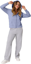 Hanes Women's EcoSmart Fleece Sweatshirt for Women, Soft Midweight - Full-Zip Hoodie, Sweatshirt, or 1/4 Zip