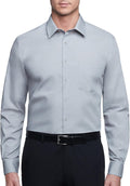 Van Heusen Mens Dress Shirt Regular Fit Poplin Solid