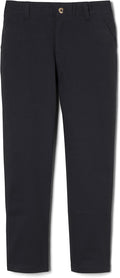 French Toast Boys' Adjustable Waist Straight Fit Stretch Twill Chino Pant
