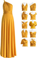 72styles Maxi Infinity Dress for Bridesmaids, Convertible Multi-Way Wrap
