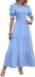 BTFBM Casual Maxi Summer Dresses for Women 2026
