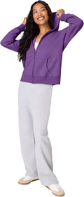 Hanes Women's EcoSmart Fleece Sweatshirt for Women, Soft Midweight - Full-Zip Hoodie, Sweatshirt, or 1/4 Zip