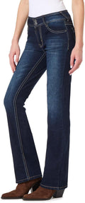 WallFlower Luscious Curvy Bootcut Jeans for Women, Sizes 0-24