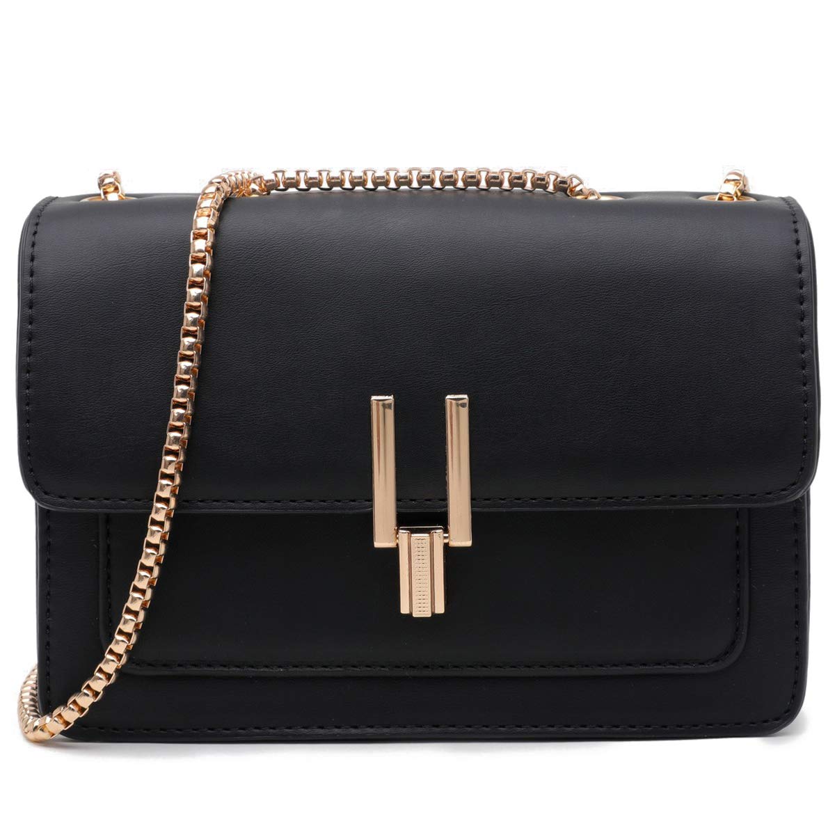 Color-Block Crossbody Bags for Women Leather Cross Body Purses Cute Designer Handbags Shoulder Bag Medium Size