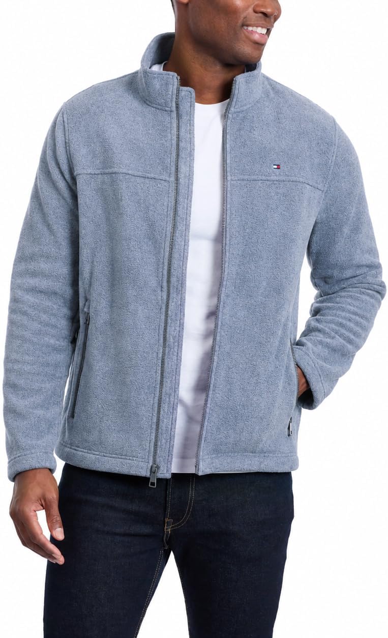 Tommy Hilfiger Men's Classic Zip Front Polar Fleece Jacket