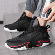 Load image into Gallery viewer, Men's High-Top Breathable Shock-Absorbing Athletic Sneakers - Lightweight Sports Shoes