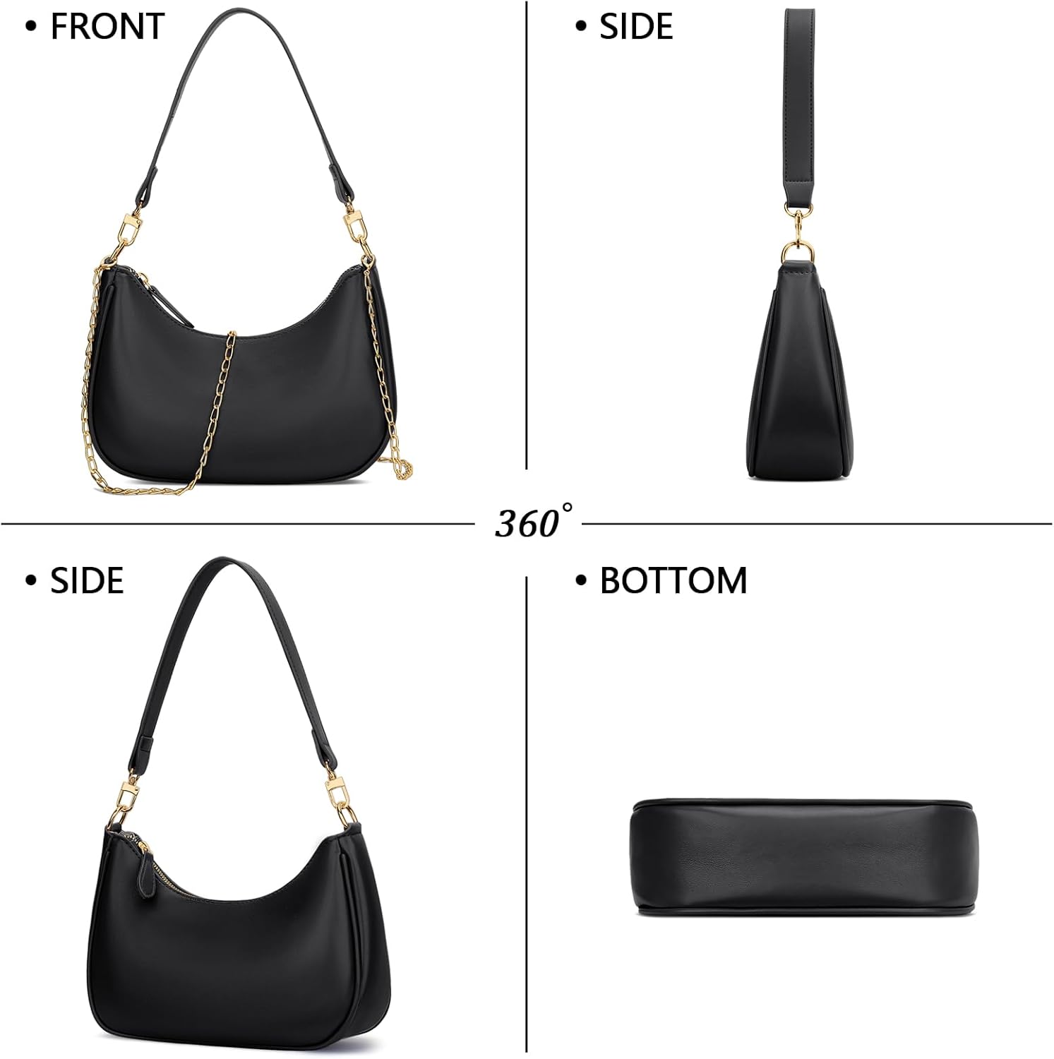 KKXIU Shoulder Bag for Women Cute Hobo Purses and Handbags Retro Clutch Underarm Purse | Cute, Retro, Cute, Retro