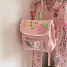 Load image into Gallery viewer, Japanese Anime Pain Bag Large Capacity PU Leather Backpack – Kawaii Campus Style