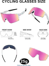Load image into Gallery viewer, OULAIQI Cycling Sunglasses Polarized Sunglasses for Cycling Men Women with 1 Lens or 3 Interchangeable Lens Baseball Glasses