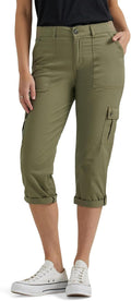 Lee Women's Ultra Lux Comfort with Flex-to-Go Cargo Capri Pant