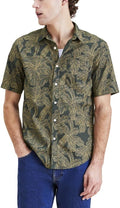 Dockers Mens Regular Fit Short Sleeve Casual Shirt (Standard and Big & Tall)