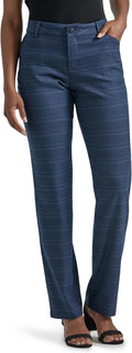 Lee Women's Wrinkle Free Relaxed Fit Straight Leg Pant