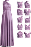 72styles Maxi Infinity Dress for Bridesmaids, Convertible Multi-Way Wrap