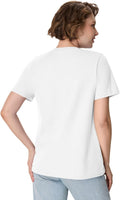Hanes Women's Perfect-T Crewneck T-Shirt, Lightweight Cotton Short Sleeve Tee for Women