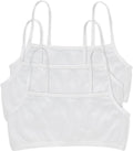 Hanes Women's String Bralette Pack, 3-Pack, Cotton Sports Bralette Bras for Women, Solid or Assorted Wireless Bras