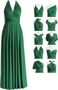 72styles Maxi Infinity Dress for Bridesmaids, Convertible Multi-Way Wrap