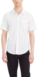 Dockers Mens Regular Fit Short Sleeve Casual Shirt (Standard and Big & Tall)