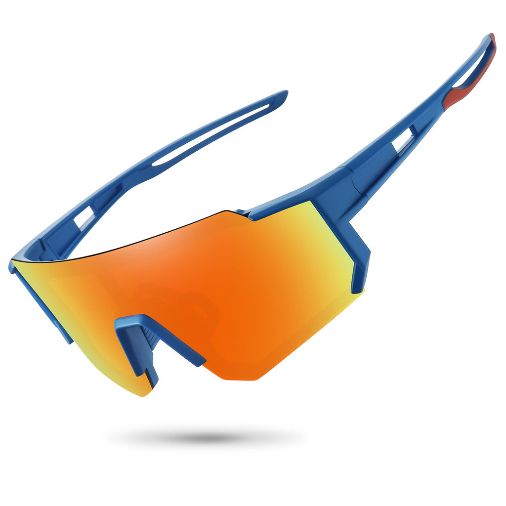 STORYCOAST Polarized Sports Sunglasses for Men Women,Driving Fishing Cycling Mountain Bike Sunglasses UV400 Protection