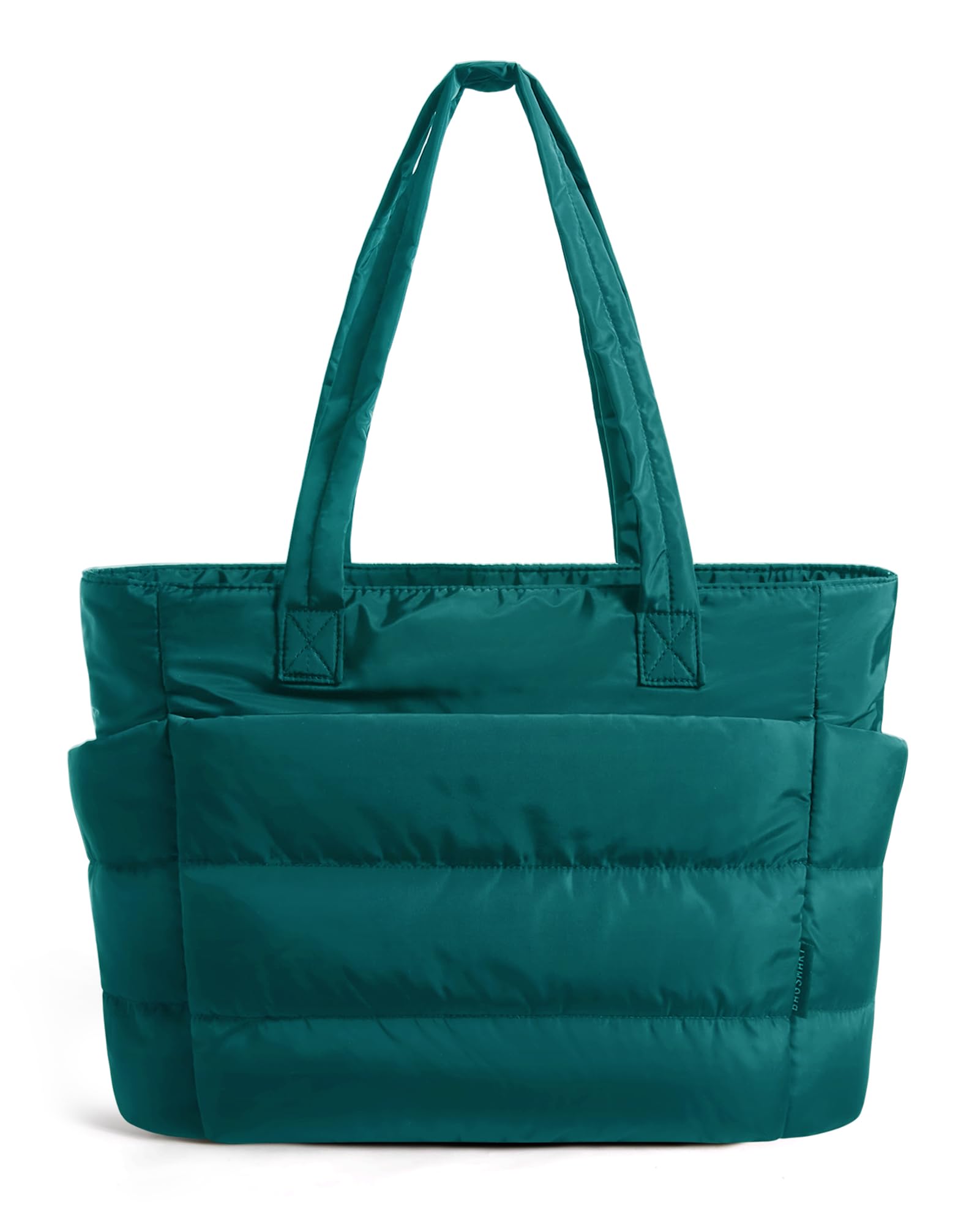 BAGSMART Tote Bag for Women, Lightweight Puffy Tote Bag with Compartments Shoulder Bag Handbag for Travel, Work, Gym | Lightweight, Puffy, Quilted, for Travel, Work