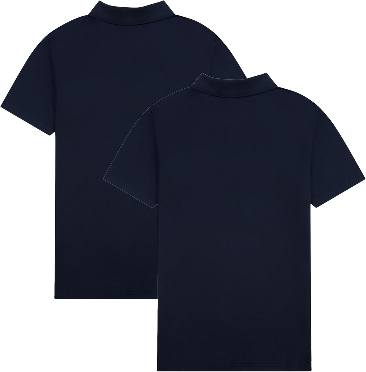 Dockers Boys' School Uniform Short Sleeve Performance Polo, 2-Pack