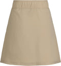 Nautica girls School Uniform Pull-on Scooter Skirt With Undershorts, Knit Waistband & Functional Pockets