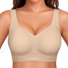 Load image into Gallery viewer, OEAK Womens Wireless Jelly Bra Plus Size Supportive Seamless Bras Full Coverage Push Up Comfortable No Underwire Tshirt Bras