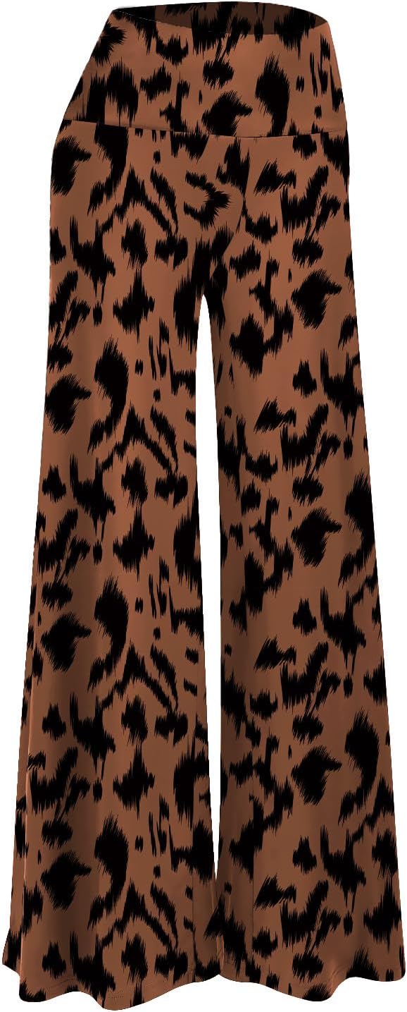 Arolina Palazzo Pants for Women Wide Leg Flowy Pants Casual Comfy High Waist Summer Pants