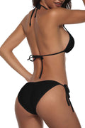Suvimuga Women Halter Triangle Bikini Set 2 Piece String Swimsuit