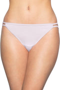 Vanity Fair Women's Illumination String Bikini Panties, Silky Stretch & Satin Trim