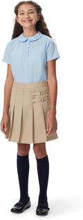 French Toast Girls Adjustable Waist Pleated-Front Two-tab Scooter