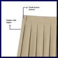 French Toast Girls' Pleated Skirt