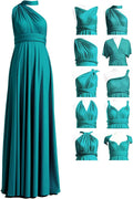 72styles Maxi Infinity Dress for Bridesmaids, Convertible Multi-Way Wrap