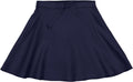 Izod Girls' School Uniform Pull-on Scooter Skirt with Undershorts, Knit Waistband & Functional Pockets, Wrinkle Resistant