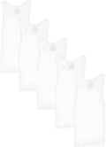 Hanes Boys' Undershirt Tank Top Pack – Kids' Tank Undershirts – Cool Comfort Moisture-Wicking Sleeveless Shirts